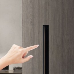 Binari per illuminazione da incasso Profilo per superficie di binari in alluminio magnetico Striscia luminosa per binari ultrasottili da 100 cm