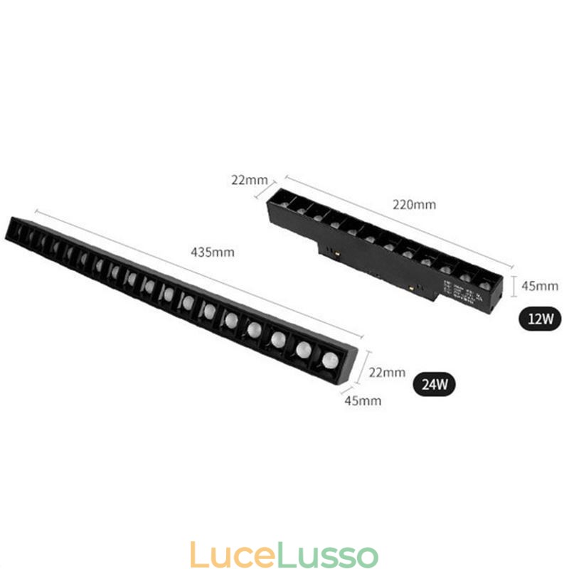 Faretto a griglia da incasso Faretto a striscia Faretto a griglia da incasso magnetico 36V