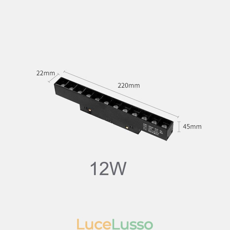 Faretto a griglia da incasso Faretto a striscia Faretto a griglia da incasso magnetico 36V