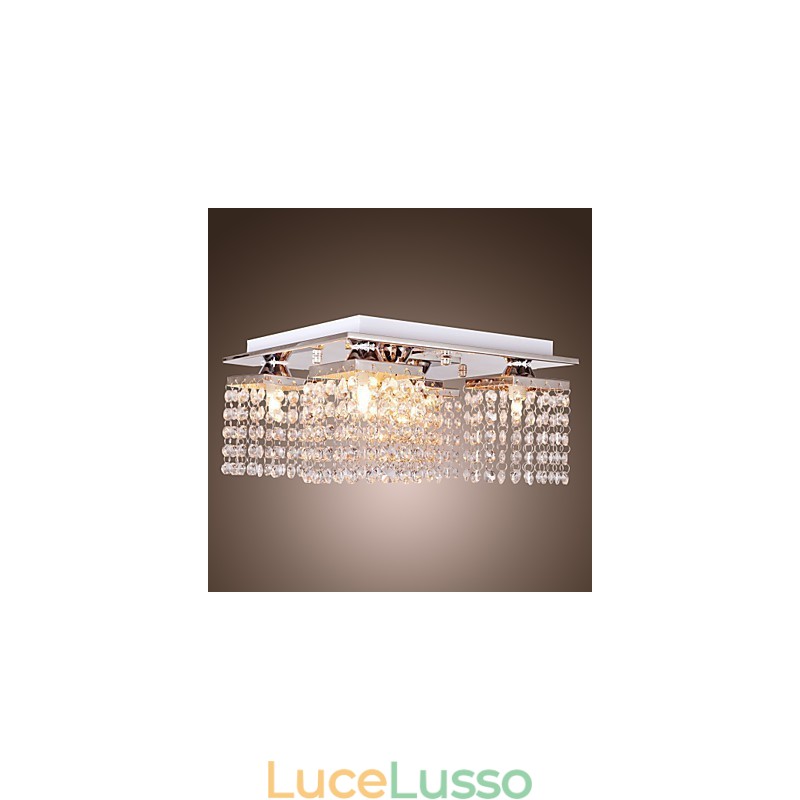 Plafoniera Cristallo Moderna 5 Luci