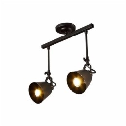 Faretto rustico in ferro, lampada da soffitto vintage da campagna