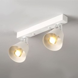 Faretto rustico vintage industriale illuminazione a binario in ferro