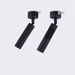 Faretto COB girevole Faretto da soffitto nero (luce singola)