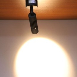 Faretto COB girevole Faretto da soffitto nero (luce singola)