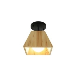 Faretto da soffitto girevole a quattro prismi in legno nordico