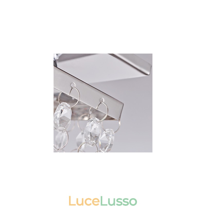 Plafoniera Cristallo Moderna 5 Luci