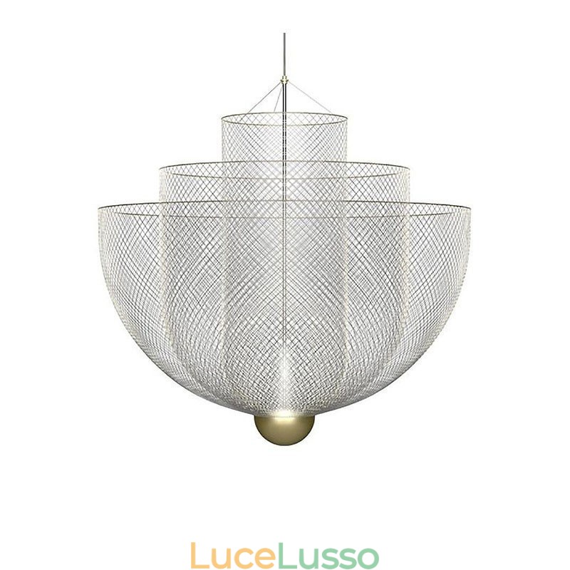Lampada a sospensione decorativa artistica con forma creativa e unica del designer Nordic Grid
