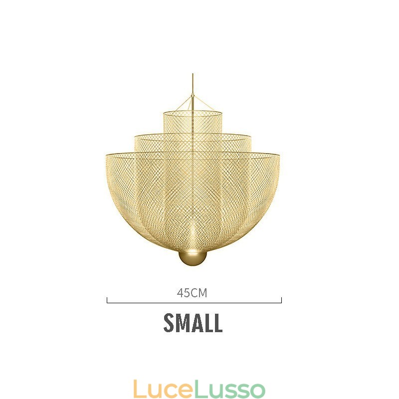 Lampada a sospensione decorativa artistica con forma creativa e unica del designer Nordic Grid