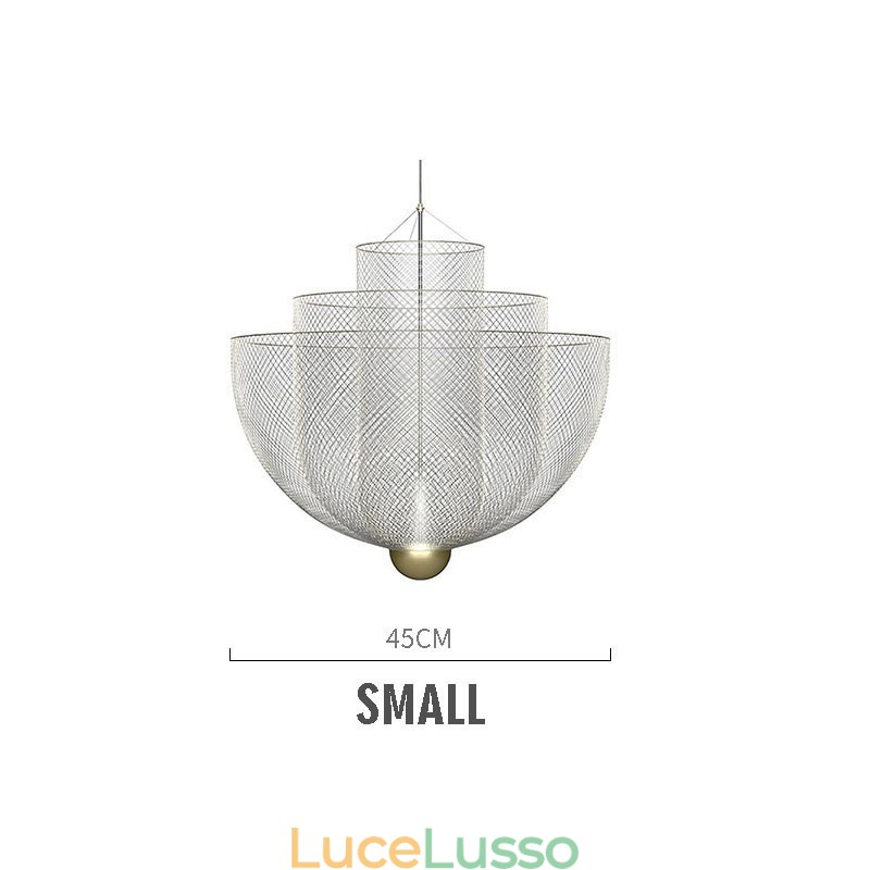 Lampada a sospensione decorativa artistica con forma creativa e unica del designer Nordic Grid