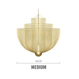 Lampada a sospensione decorativa artistica con forma creativa e unica del designer Nordic Grid