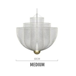 Lampada a sospensione decorativa artistica con forma creativa e unica del designer Nordic Grid