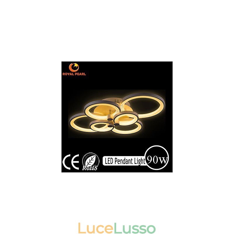 Elegante lampada a sospensione in acrilico dal design accattivante