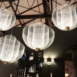 Lampada a sospensione decorativa artistica con forma creativa e unica del designer Nordic Grid