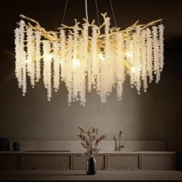Lampadario moderno in cristallo squisito
