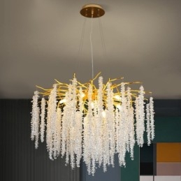 Lampadario moderno in cristallo squisito