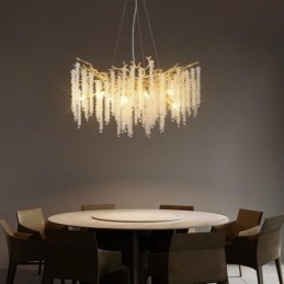 Lampadario moderno in cristallo squisito