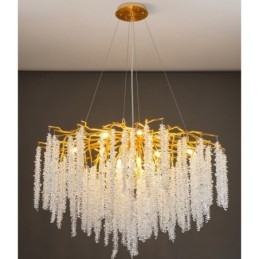 Lampadario moderno in cristallo squisito