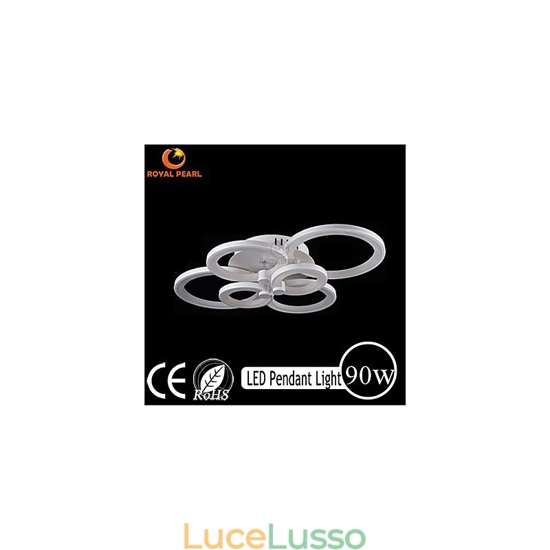 Elegante lampada a sospensione in acrilico dal design accattivante
