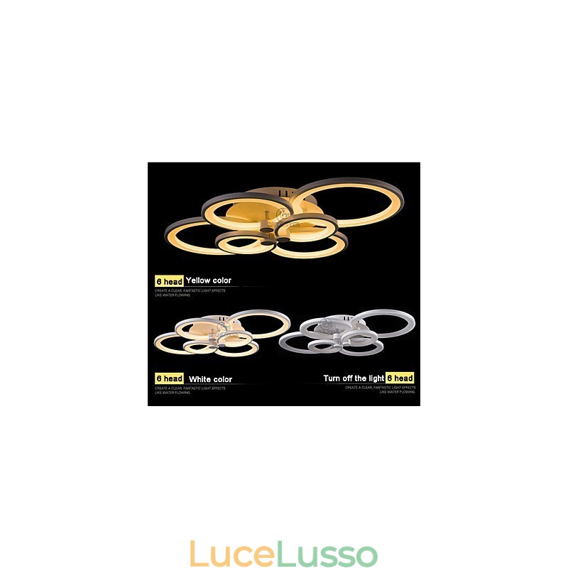 Elegante lampada a sospensione in acrilico dal design accattivante