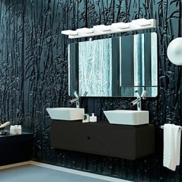 Applique da parete Illuminazione per il bagno Moderno Contemporaneo Metallo