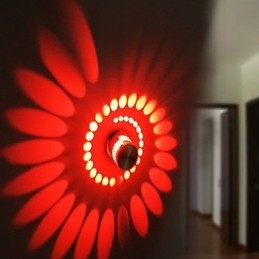 Applique da parete moderne contemporanee in metallo