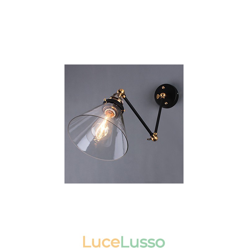 Luci a braccio oscillante Rustic Lodge Metal