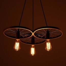 Lampade a sospensione retrò Loft Lampadario in ferro battuto stile industriale americano