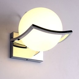 Applique da parete in vetro moderno contemporaneo in metallo