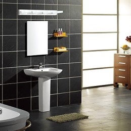 Illuminazione per il bagno moderna contemporanea in metallo