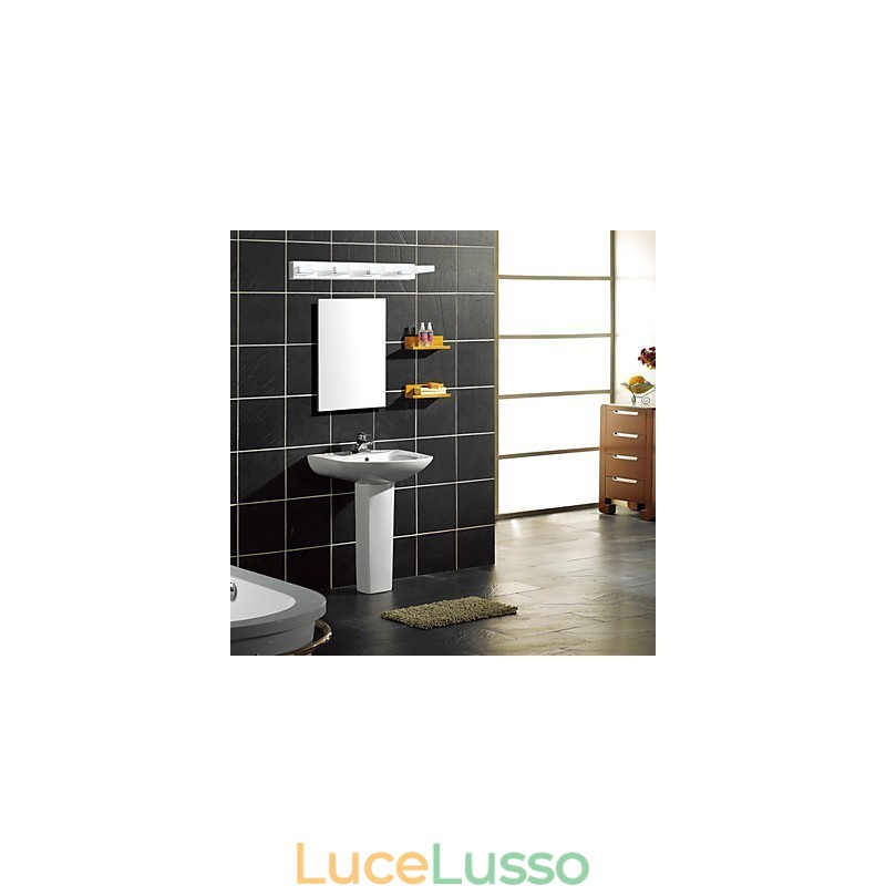 Illuminazione per il bagno moderna contemporanea in metallo