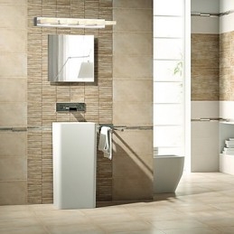 Illuminazione per il bagno moderna contemporanea in metallo