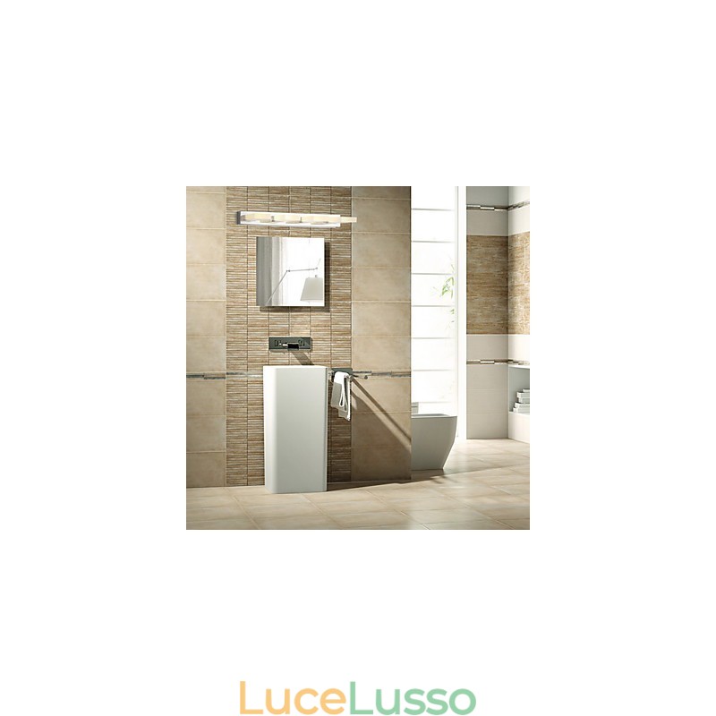 Illuminazione per il bagno moderna contemporanea in metallo