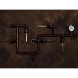 Applique da parete Rustic Lodge in metallo