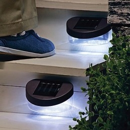 Luce solare bianca Luce da parete per percorso Paesaggio Montaggio Giardino Recinzione Luce