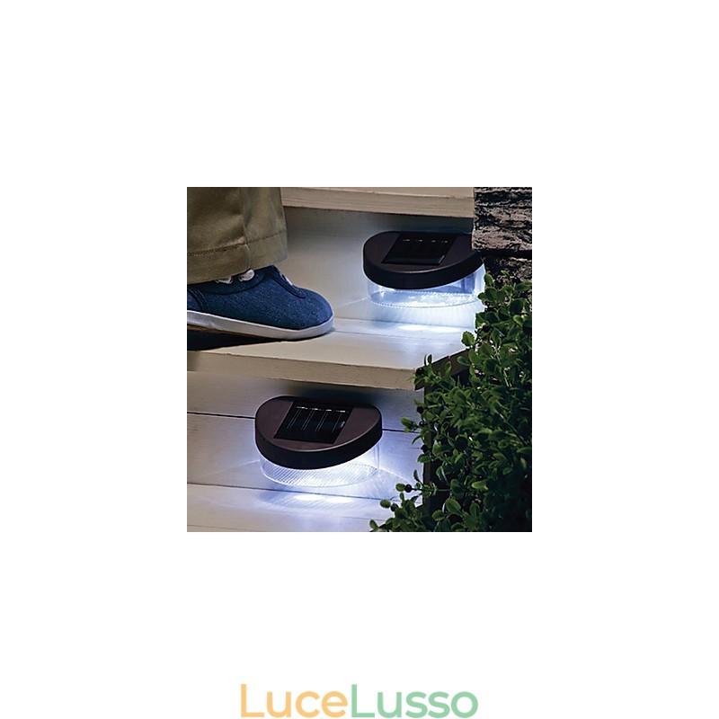 Luce solare bianca Luce da parete per percorso Paesaggio Montaggio Giardino Recinzione Luce