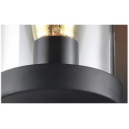 Applique da parete in stile rustico, lampada da parete retrò in ferro e vetro, luce dagli Stati Uniti