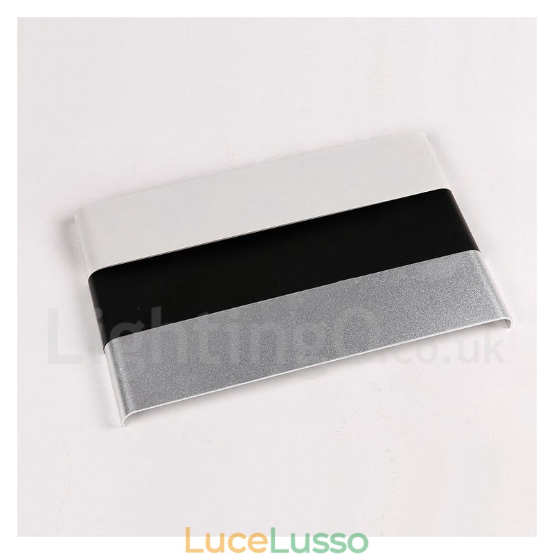 Applique e lampade da parete moderne e contemporanee lunghe per interni, in metallo, IP 44, per bagno, camera da letto, soggiorno