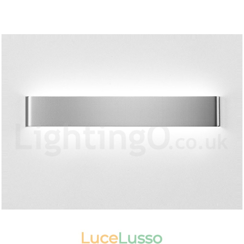 Applique e lampade da parete moderne e contemporanee lunghe per interni, in metallo, IP 44, per bagno, camera da letto, soggiorno