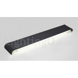 Applique e lampade da parete moderne e contemporanee lunghe per interni, in metallo, IP 44, per bagno, camera da letto, soggiorno