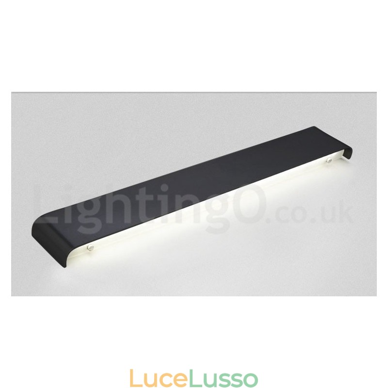 Applique e lampade da parete moderne e contemporanee lunghe per interni, in metallo, IP 44, per bagno, camera da letto, soggiorno