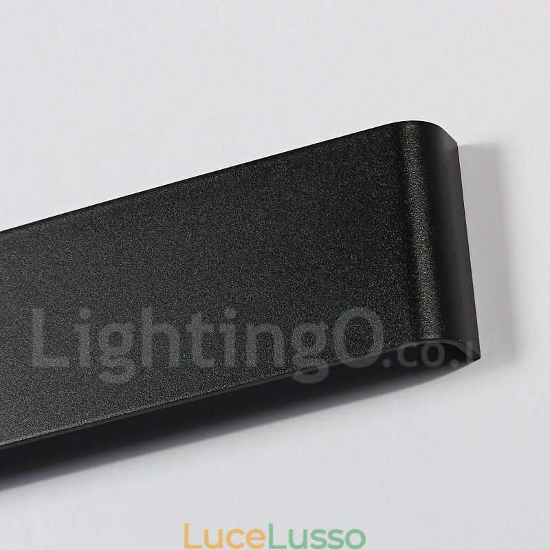 Applique e lampade da parete moderne e contemporanee lunghe per interni, in metallo, IP 44, per bagno, camera da letto, soggiorno