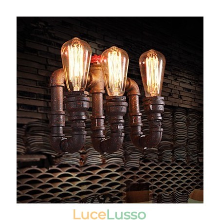Applique da parete Mini Style Rustic Lodge Metallo Applique da parete Mini Style Rustic Lodge Metallo