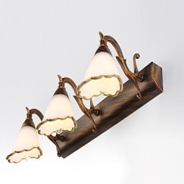 Applique da parete Illuminazione per il bagno Lampade da lettura da parete Mini Style Rustic Lodge Metallo
