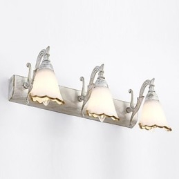 Applique da parete Illuminazione per il bagno Lampade da lettura da parete Mini Style Rustic Lodge Metallo