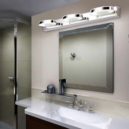 Illuminazione per il bagno moderna contemporanea in metallo