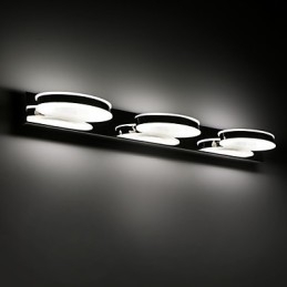 Illuminazione per il bagno moderna contemporanea in metallo