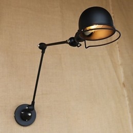 Applique da parete Illuminazione per il bagno Lampade da parete per esterni Lampade da lettura da parete Moderne Contemporanee Metallo