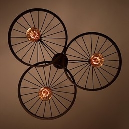 Lampade a sospensione retrò Loft Lampadario in ferro battuto stile industriale americano