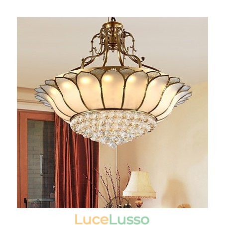 Tradizionale Classico Rustico Lodge Ottone Metallo Montaggio a filo Tradizionale Classico Rustico Lodge Ottone Metallo Montaggio a filo