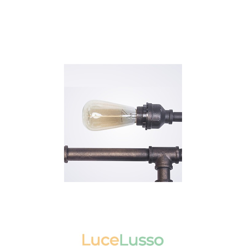 Lampada da parete industriale vintage per bagno, cucina, sala da pranzo, tubo Edison Light, lampada da pranzo di lusso, applique da bar, lampade FJ DB2 014A0